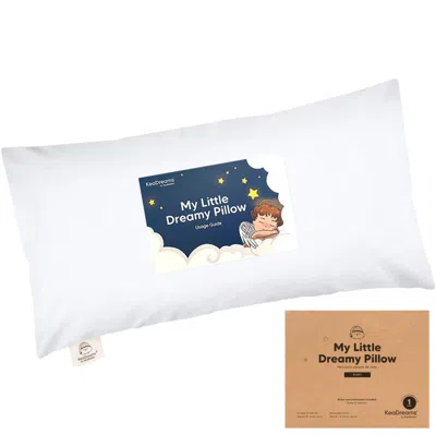 Keababies Buddy Toddler Pillow In Soft White