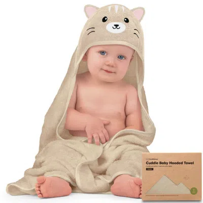 Keababies Cuddle Baby Hooded Towel In Neutral
