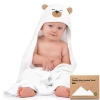 Keababies Cuddle Baby Hooded Towel In Grizzly