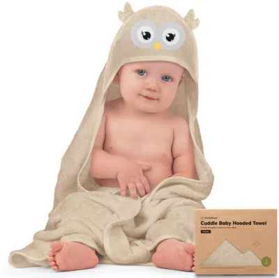 Keababies Cuddle Baby Hooded Towel In Neutral