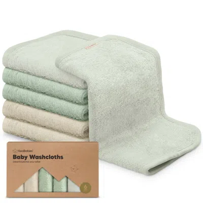 Keababies Deluxe Baby Washcloths In Hills