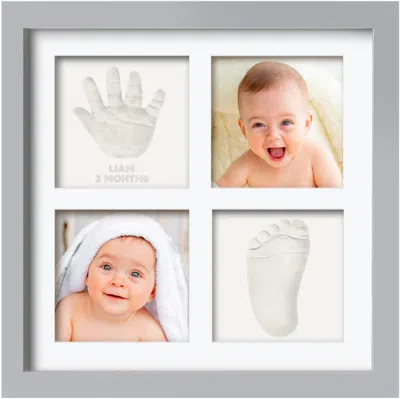 Keababies Kids'  Ever Baby Hand & Footprint Keepsake Frame In Cloud Gray