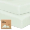 Keababies Isla Fitted Crib Sheets In Aloe