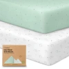 Keababies Isla Fitted Crib Sheets In Bunnies