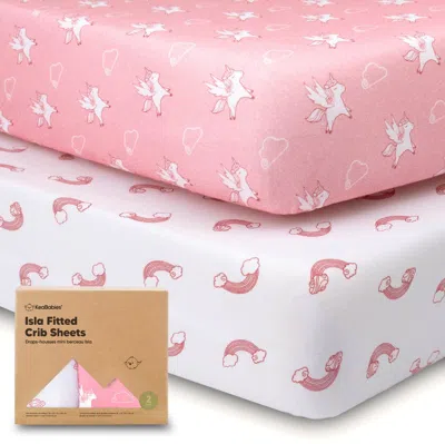 Keababies Isla Fitted Crib Sheets In Dreamland
