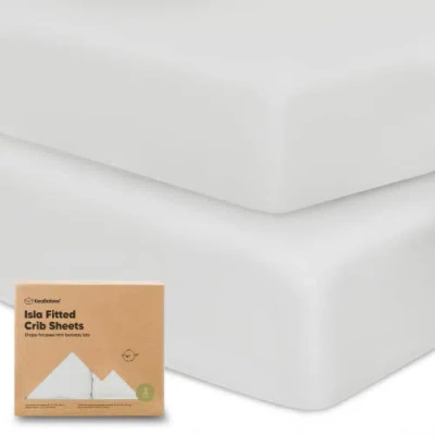 Keababies Isla Fitted Crib Sheets In French Gray
