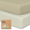 Keababies Isla Fitted Crib Sheets In Lichen