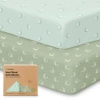 Keababies Isla Fitted Crib Sheets In Lunaris