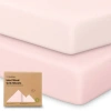 Keababies Isla Fitted Crib Sheets In Pink