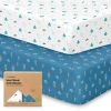 Keababies Isla Fitted Crib Sheets In Space Quest