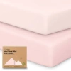 Keababies Isla Fitted Mini Crib Sheets In Pink