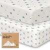 Keababies Isla Fitted Mini Crib Sheets In Blue
