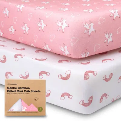 Keababies Isla Fitted Mini Crib Sheets In Dreamland