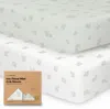 Keababies Isla Fitted Mini Crib Sheets In Elly