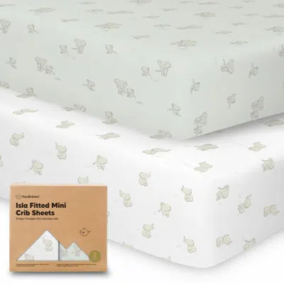 Keababies Isla Fitted Mini Crib Sheets In Elly