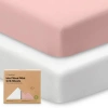 Keababies Isla Fitted Mini Crib Sheets In Pink