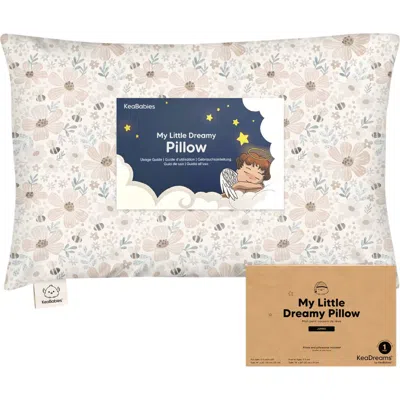 Keababies Jumbo Toddler Pillow With Pillowcase In White
