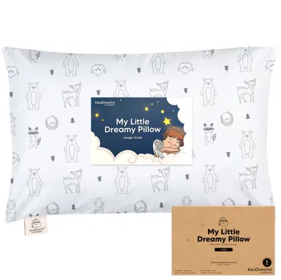 Keababies Jumbo Toddler Pillow With Pillowcase In Blue
