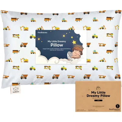 Keababies Jumbo Toddler Pillow With Pillowcase In White