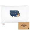 Keababies Jumbo Toddler Pillow With Pillowcase In Soft White