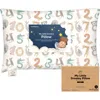 Keababies Jumbo Toddler Pillow With Pillowcase In Wild Count