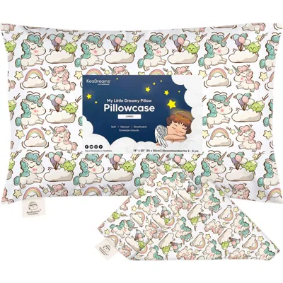 Keababies Jumbo Toddler Pillowcase 14x20" In Unicorn Dreams