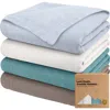 Keababies Lumi Muslin Swaddle Blankets In Nimbus