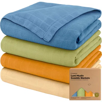 Keababies Lumi Muslin Swaddle Blankets In Primeval