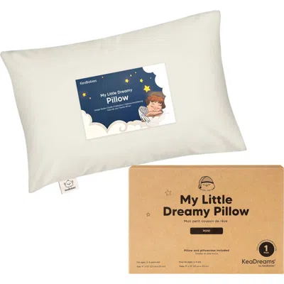 Keababies Mini Toddler Pillow With Pillowcase In White
