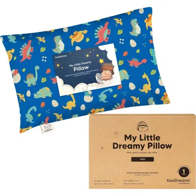 Keababies Mini Toddler Pillow With Pillowcase In Blue