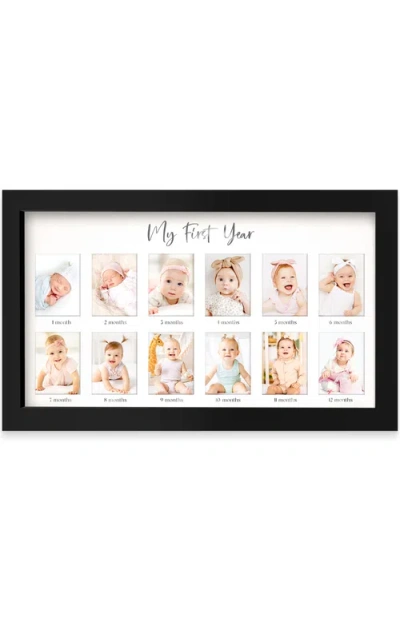 Keababies Nova Baby's First Year Picture Frame In Black
