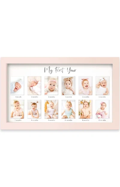 Keababies Nova Baby's First Year Picture Frame In Pink