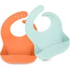 Keababies Kids'  Prep Silicone Bibs In Amaze