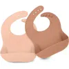 Keababies Kids'  Prep Silicone Bibs In Dusk