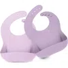 Keababies Kids'  Prep Silicone Bibs In Lilac