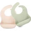Keababies Kids'  Prep Silicone Bibs In Macaron