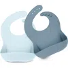 Keababies Kids'  Prep Silicone Bibs In Ocean