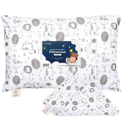 Keababies Printed Toddler Pillowcase 13x18" In Keasafari