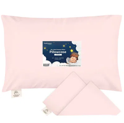 Keababies Printed Toddler Pillowcase 13x18" In Mist Pink