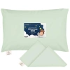 Keababies Printed Toddler Pillowcase 13x18" In Sage
