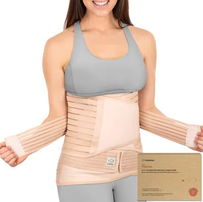 Keababies Revive 3-in-1 Postpartum Recovery Support Belt In Classic Ivory