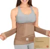 Keababies Revive 3-in-1 Postpartum Recovery Support Belt In Warm Tan