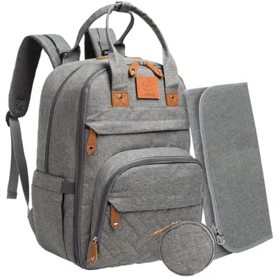 Keababies Babies' Rove Diaper Bag In Classic Gray