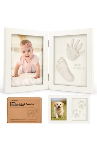 Keababies Rune Hand & Footprint Keepsake Frame In Multi