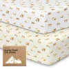 Keababies Soothe Fitted Crib Sheet In Construction