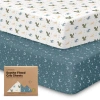 Keababies Soothe Fitted Crib Sheet In Dragon Tale