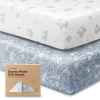 Keababies Soothe Fitted Crib Sheet In Excavation