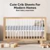 Keababies Soothe Fitted Crib Sheet In Blue