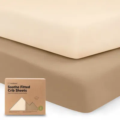 Keababies Soothe Fitted Crib Sheet In Brown