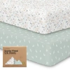 Keababies Soothe Fitted Crib Sheet In Prairie